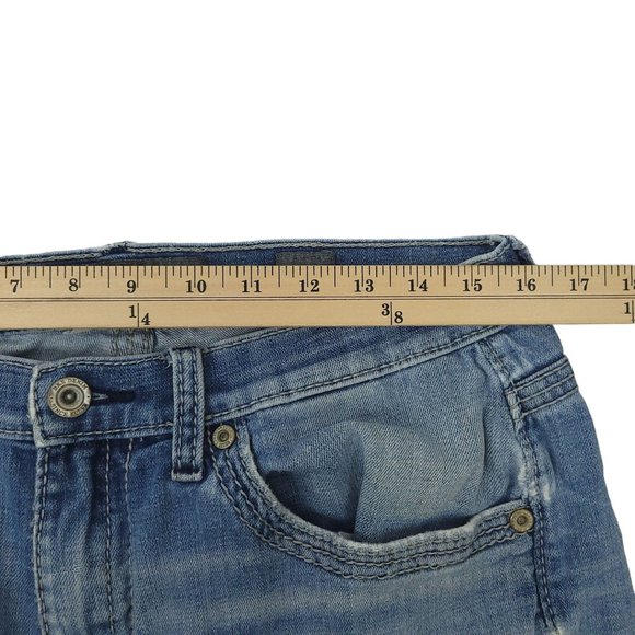 BKE Derek Bootleg Distressed Jeans READ CONDITION Mens Size 32XL Faded Denim - Picture 3 of 16